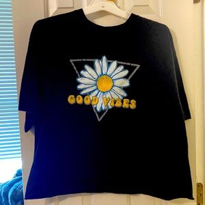 Good vibes crop top